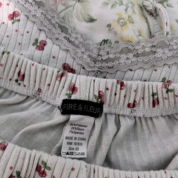 Sleepwear cherry Pajama Set - XS - Picture 3 of 3